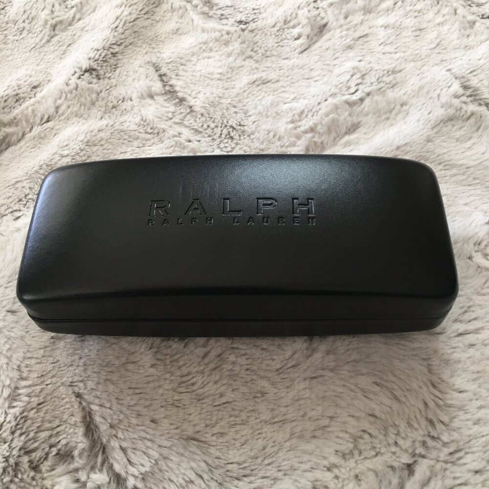 Ralph Ralph Lauren black hard shell glasses case